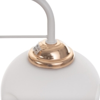 Бра "Майли" 1х60Вт Е27 Белый,золото 21х12х26,5см Бра "Майли" 1х60Вт Е27 Белый,золото 21х12х26,5см