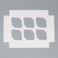 Коробка для капкейков, кондитерская упаковка двухсторонняя, 6 ячеек «Розы», 25 х 17 х 10 см Коробка для капкейков, кондитерская упаковка двухсторонняя, 6 ячеек «Розы», 25 х 17 х 10 см