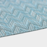 Салфетки сервировочные на стол Доляна, 4 шт, 45&times;30 см, цвет лазурный