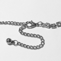 Портупея &laquo;Геометрия&raquo; три ряда, цвет белый в серебре