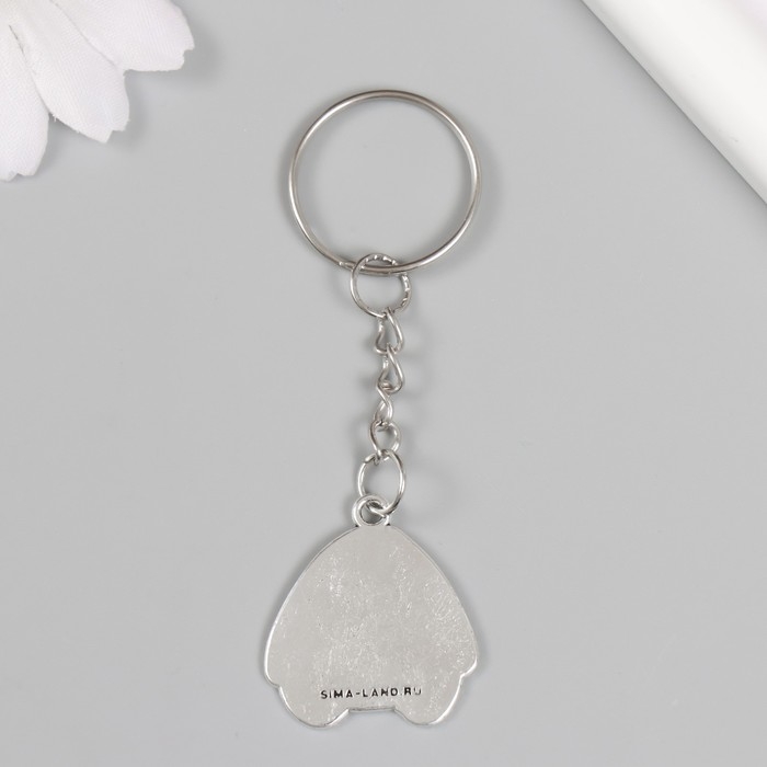 Брелок металл "Милый зайка" 2,5х2,4 см