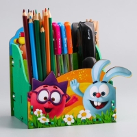 Органайзер для канцелярии, 14х14х16 см, Смешарики Органайзер для канцелярии, 14х14х16 см, Смешарики