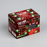 Гирлянда &laquo;Нить&raquo; 5 м с насадками &laquo;Шарики зелёные&raquo;, IP20, тёмная нить, 30 LED, свечение зелёное, 8 режимов, 220 В