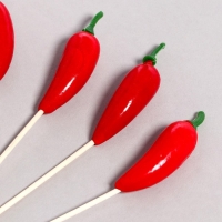 Шпажки &laquo;Перец&raquo;, в наборе 6 штук, цвет красный