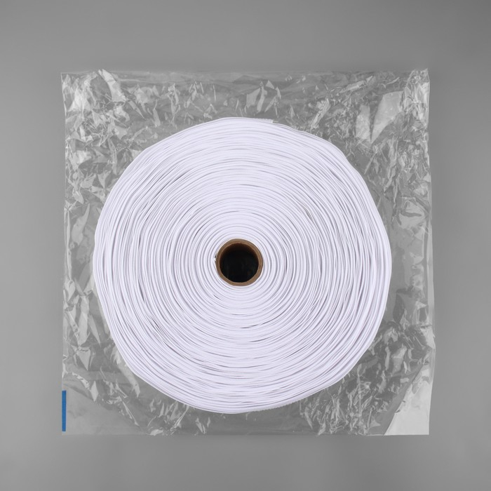 Шторная лента классическая, матовая, 6 см, 50 &plusmn; 1 м, цвет белый