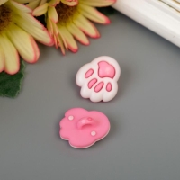 Пуговицы пластик для творчества "Лапка" набор 20 шт МИКС 1,5х2 см Пуговицы пластик для творчества "Лапка" набор 20 шт МИКС 1,5х2 см