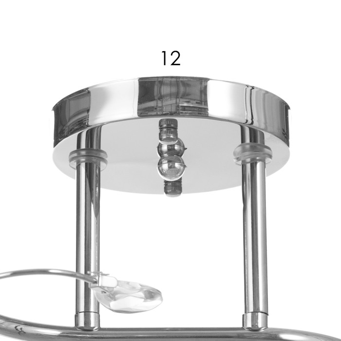 Люстра потолочная Грейс 2хE27 40Вт Хром Люстра потолочная Грейс 2хE27 40Вт Хром