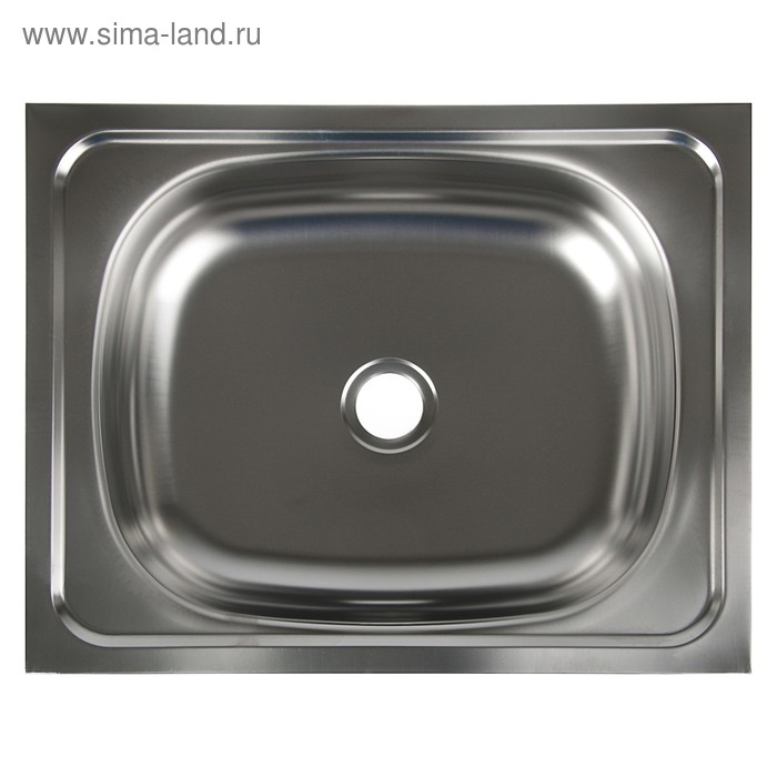 Мойка кухонная Мойка кухонная "Владикс", накладная, без сифона, 50х40 см, нержавеющая сталь 0.4 мм