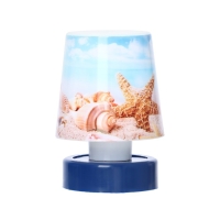 Ночник "Морской пляж" LED от батареек 3хААА 7,5х7,5х11 см RISALUX Ночник "Морской пляж" LED от батареек 3хААА 7,5х7,5х11 см RISALUX