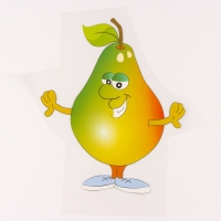 Термотрансфер &laquo;Груша&raquo;, набор 10 шт.