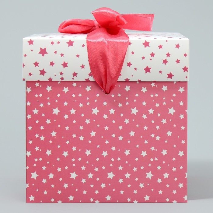 Коробка подарочная складная, упаковка, &laquo;Моей звёздочке&raquo;, 15 х 15 х 15 см