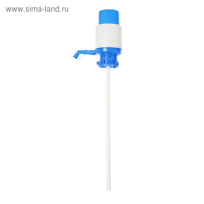 Помпа для воды Luazon, механическая, средняя, под бутыль от 11 до 19 л, голубая Помпа для воды Luazon, механическая, средняя, под бутыль от 11 до 19 л, голубая