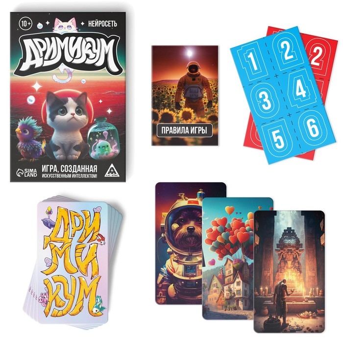 Настольная игра на ассоциации и воображение &laquo;Дримикум. Нейросеть&raquo;, 105 карт, 10+
