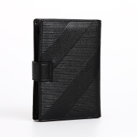 Портмоне мужское на магните, 3 в 1, для купюр, автодокументов и паспорта, цвет чёрный Портмоне мужское на магните, 3 в 1, для купюр, автодокументов и паспорта, цвет чёрный