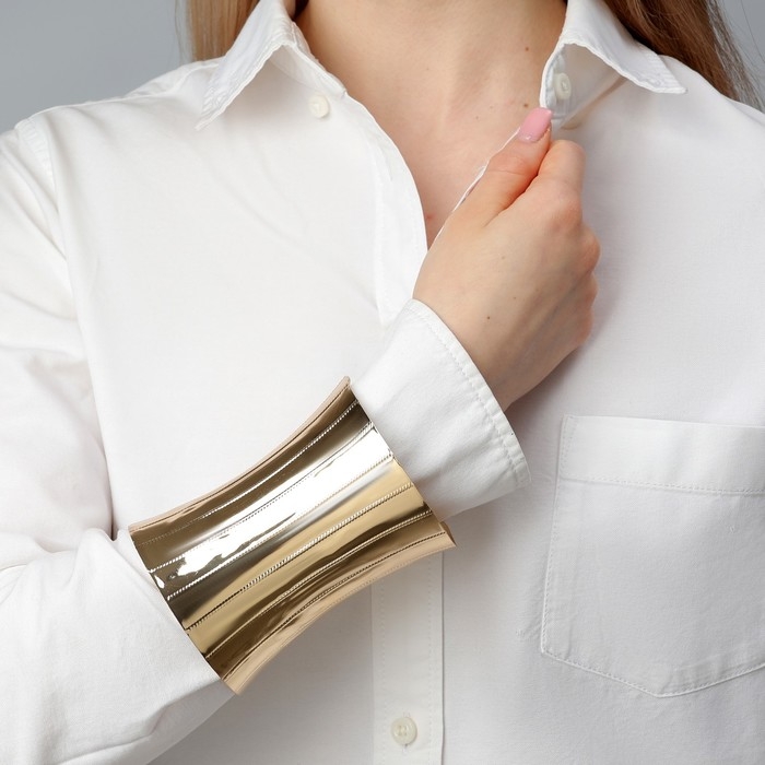 Браслет &laquo;Манжета&raquo; конус, цвет золото