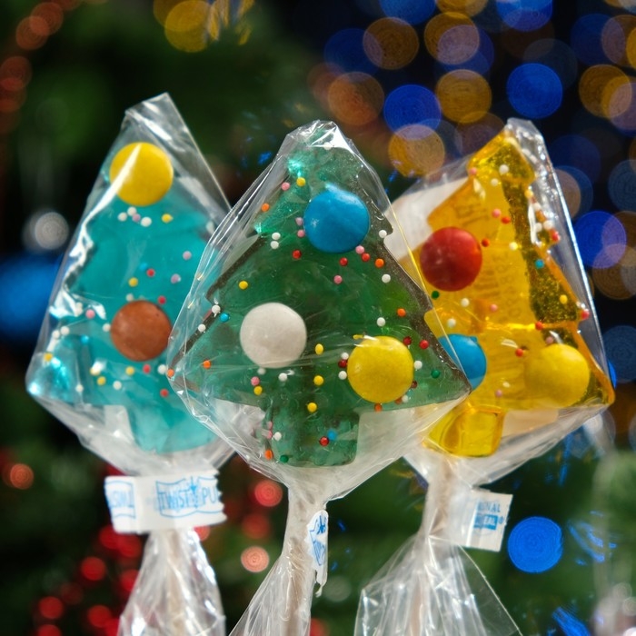 Новый год. Леденцы "Ёлочка с драже", 30 г