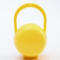 Контейнер для хранения и стерилизации детских сосок и пустышек, цвет желтый Контейнер для хранения и стерилизации детских сосок и пустышек, цвет желтый