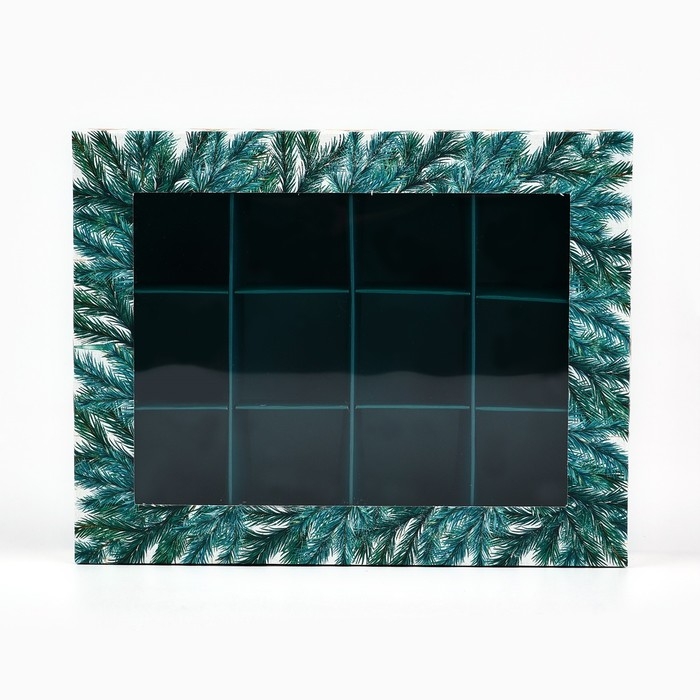 Коробка складная под 12 конфет «Ёлочные игрушки», 14.4 х 18.4 х 3.8 см, Новый год Коробка складная под 12 конфет «Ёлочные игрушки», 14.4 х 18.4 х 3.8 см, Новый год