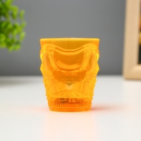 Фужер с подсветкой "Хэллоуин" LED 1Вт от батареек LR41 оранжевый 6х5х5см RISALUX