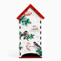 Подарочный новогодний набор: чайный домик и кружка &laquo;Новый год: С новым годом&raquo;