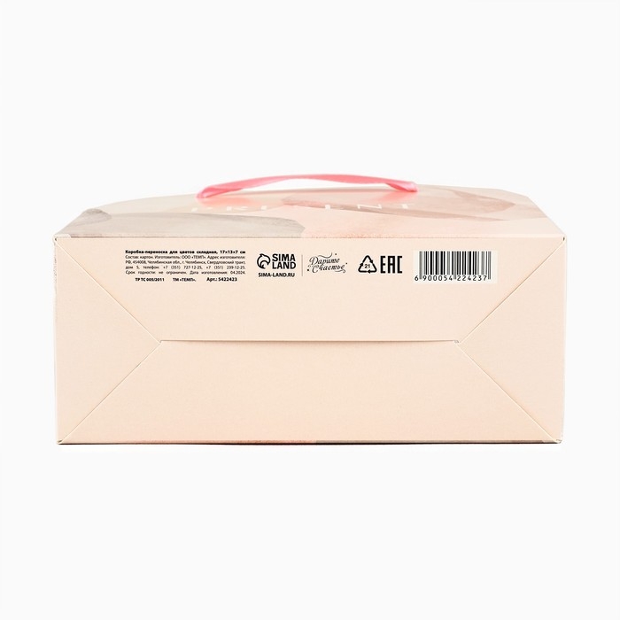 Переноска для цветов складная Present, 17 &times; 13 &times; 7 см