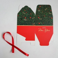 Коробка подарочная новогодняя складная &laquo;Тепла и уюта&raquo;, 12 х 12 х 12 см, Новый год