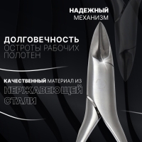 Кусачки педикюрные &laquo;Premium&raquo;, 13 см, длина лезвия - 16 мм, цвет серебристый