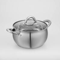 Кастрюля из нержавеющей стали Доляна &laquo;Гиперион&raquo;, 3,5 л, d=20 см, с крышкой