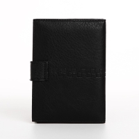 Обложка для документов 2 в 1: автодокументы, паспорт, цвет чёрный Обложка для документов 2 в 1: автодокументы, паспорт, цвет чёрный