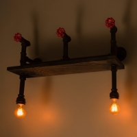 Бра "Полка" 2хЕ27 40Вт черный 43х34х21см Бра "Полка" 2хЕ27 40Вт черный 43х34х21см