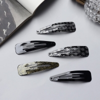 Невидимка для волос "Лира" (набор 10 шт) космос, 6,5 см, чёрно-белый Невидимка для волос "Лира" (набор 10 шт) космос, 6,5 см, чёрно-белый