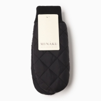 Варежки женские MINAKU, цвет черный, 24 см Варежки женские MINAKU, цвет черный, 24 см
