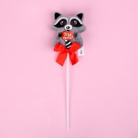 Мягкая игрушка на палочке «Для тебя», енот, 42 см Мягкая игрушка на палочке «Для тебя», енот, 42 см