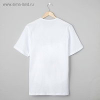 Футболка мужская БК-136 цвет белый, р-р 68