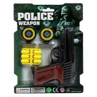 Пистолет «Стрелок», с мишенями, стреляет мягкими пулями Пистолет «Стрелок», с мишенями, стреляет мягкими пулями