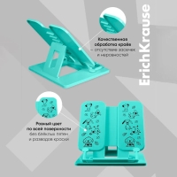 Подставка для книг пластик, ErichKrause, Little Dogs, мятный