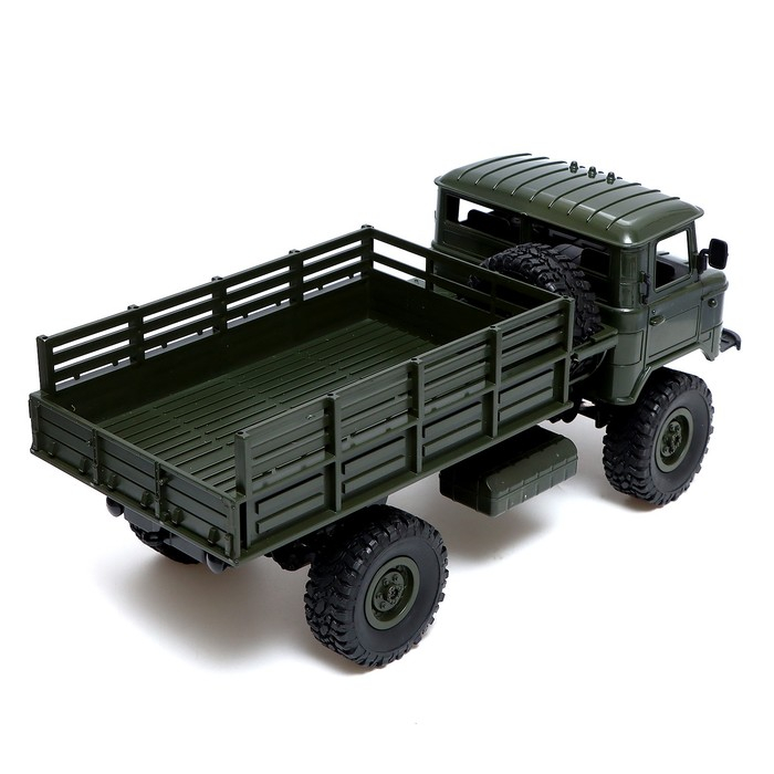 Грузовик радиоуправляемый &laquo;Газон&raquo;, полный привод 4WD, работает от аккумулятора, цвет зелёный