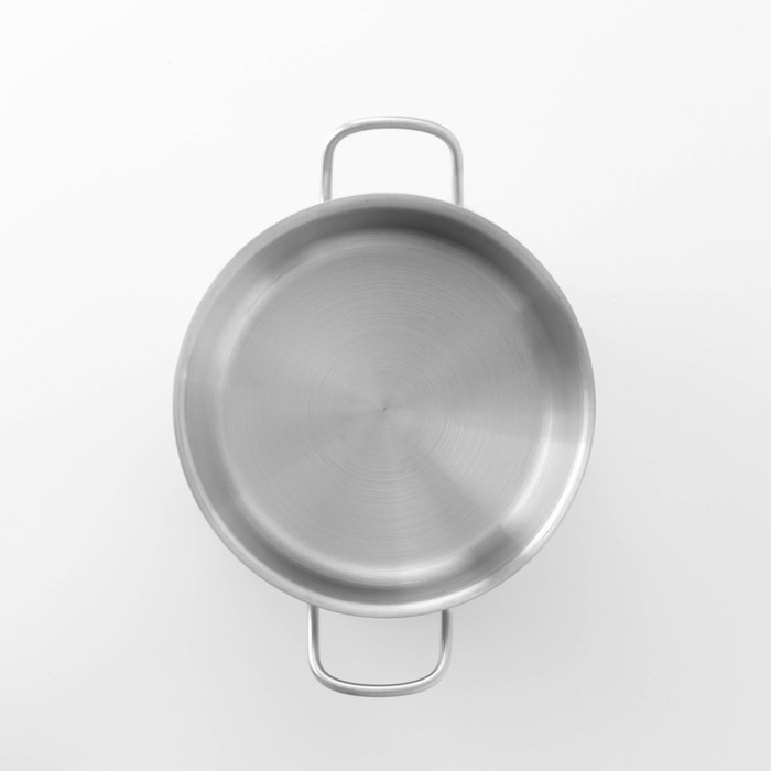 Кастрюля из нержавеющей стали Hanna Kn&ouml;vell с крышкой, 3 л, d=20 см, h=9,5 см, толщина стенки 0,6 мм, индукция