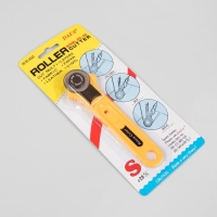 Нож раскройный дисковый, d = 28 мм, 14 &times; 4 см