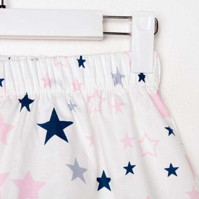 Шорты женские KAFTAN Шорты женские KAFTAN "Pink stars", размер 44-46, белый