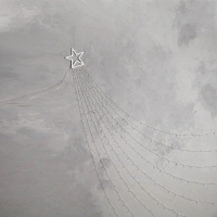 Светодиодная фигура &laquo;Комета&raquo; 3.5 м, пластик, 9 нитей, 220 В, свечение синее