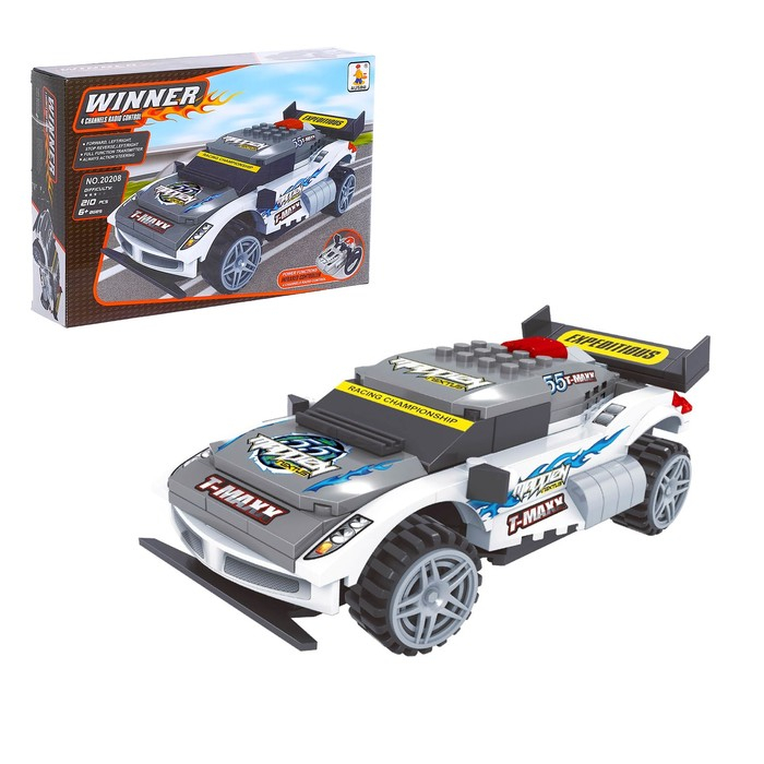 Конструктор на радиоуправлении &laquo;Гонка&raquo;, 210 деталей