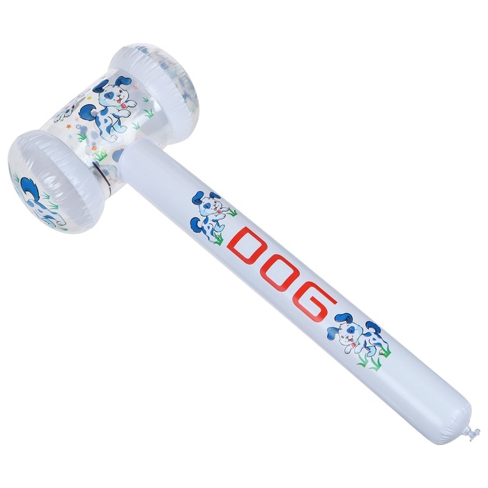 Игрушка надувная &laquo;Молоток-далматинец&raquo;, 80 х 35 см, уценка