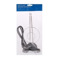 Антенна цифровая, комнатная, пассивная, 3 секции, 60 см, на подставке, кабель 1 м Антенна цифровая, комнатная, пассивная, 3 секции, 60 см, на подставке, кабель 1 м