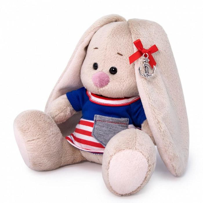 Мягкая игрушка «Зайка Ми в морской футболке», 15 см Мягкая игрушка «Зайка Ми в морской футболке», 15 см