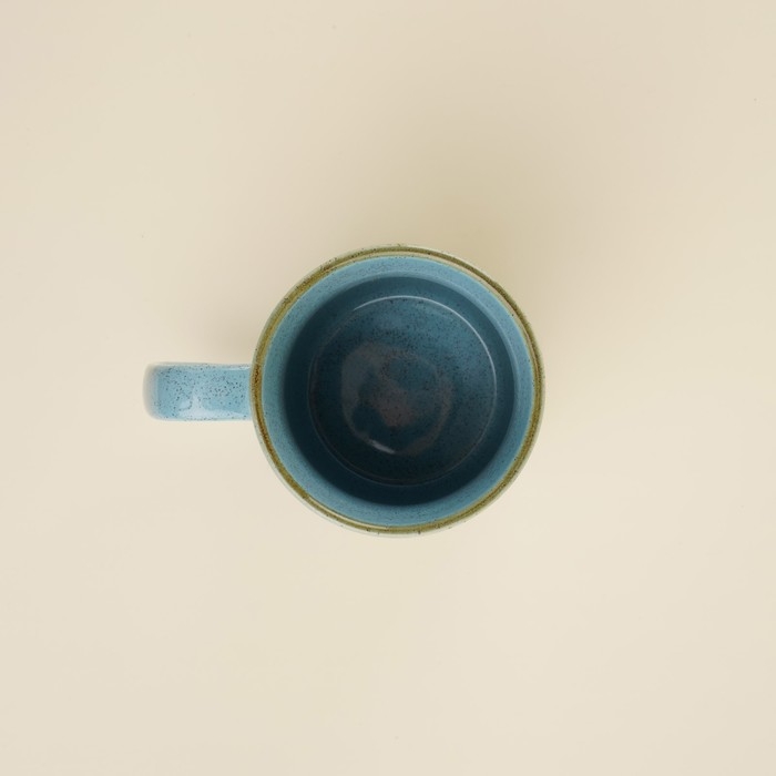 Набор кружек фарфоровых SL Home &laquo;Аззура&raquo;, 400 мл, цвет голубой