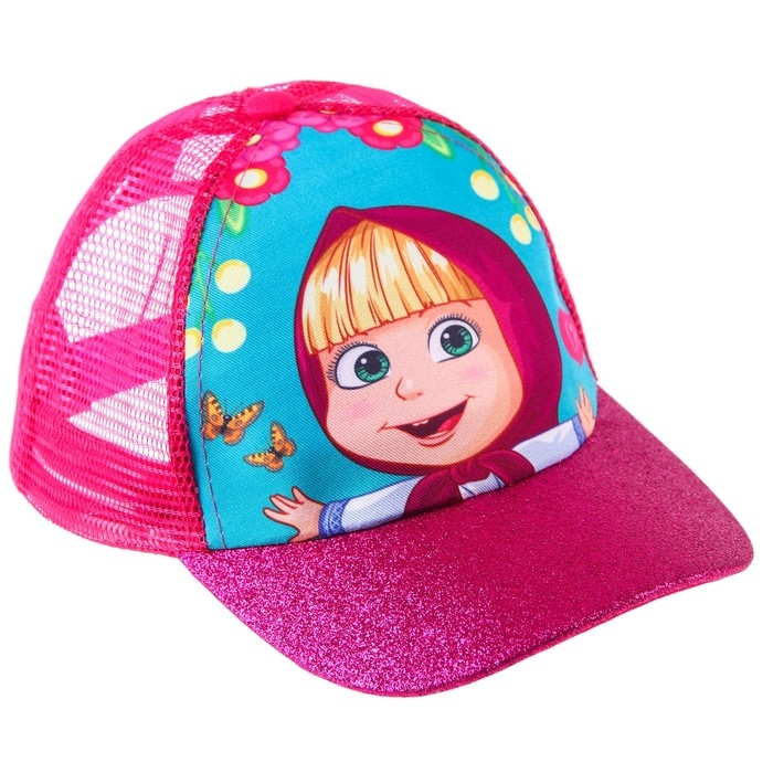 Кепка детская, размер 52-56, Маша и Медведь Кепка детская, размер 52-56, Маша и Медведь