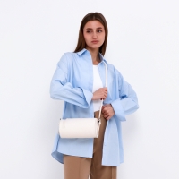 Сумка кросс-боди на молнии, цвет белый Сумка кросс-боди на молнии, цвет белый