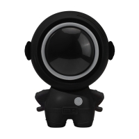 Портативный вентилятор "Астронавт" MF040, 500 мАч, 3 режима, вход Type-С, провод, чёрный