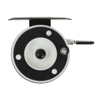 Катушка инерционная, металл пластик, диаметр 5.7 см, цвет черный белый, 601A Катушка инерционная, металл пластик, диаметр 5.7 см, цвет черный белый, 601A